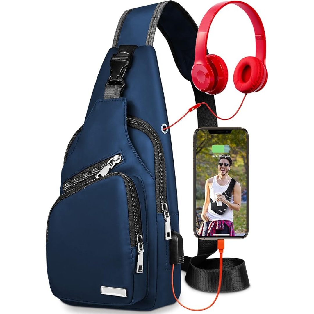 Multifunctional Waterproof Sling Bag