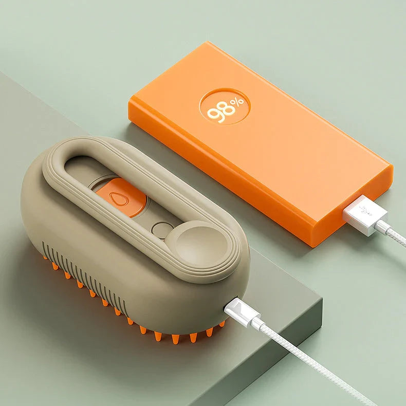 Nano Mist Pet Brush for Hair Removal and Massage