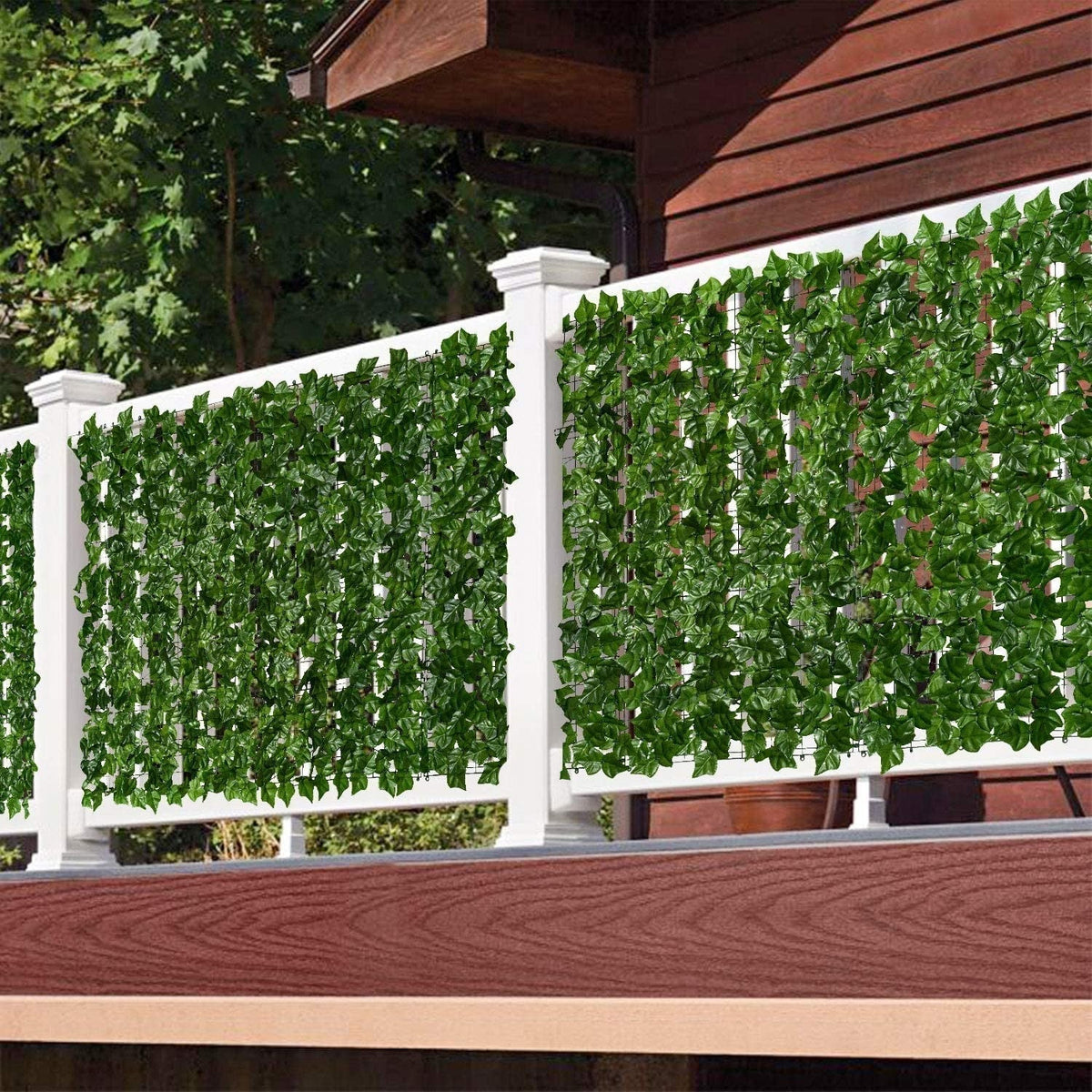 Natural-Looking Garden Privacy Screen