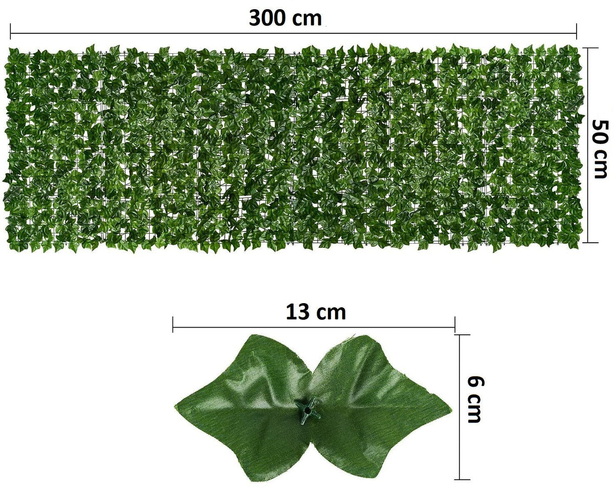 Natural-Looking Garden Privacy Screen