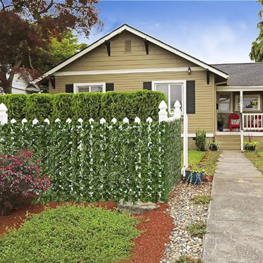 Natural-Looking Garden Privacy Screen