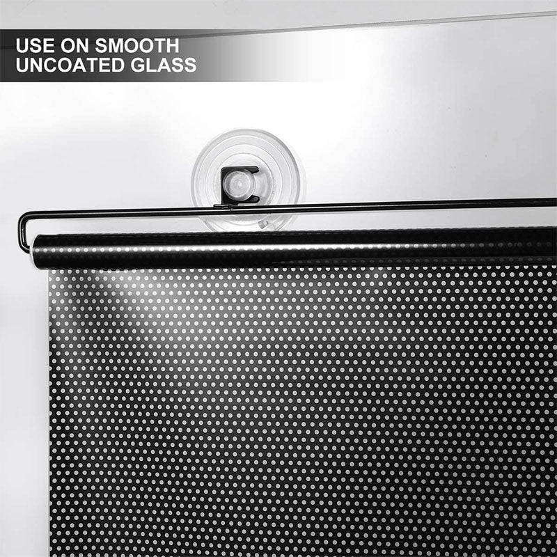 No-Drill Sun Shade with Suction Cups