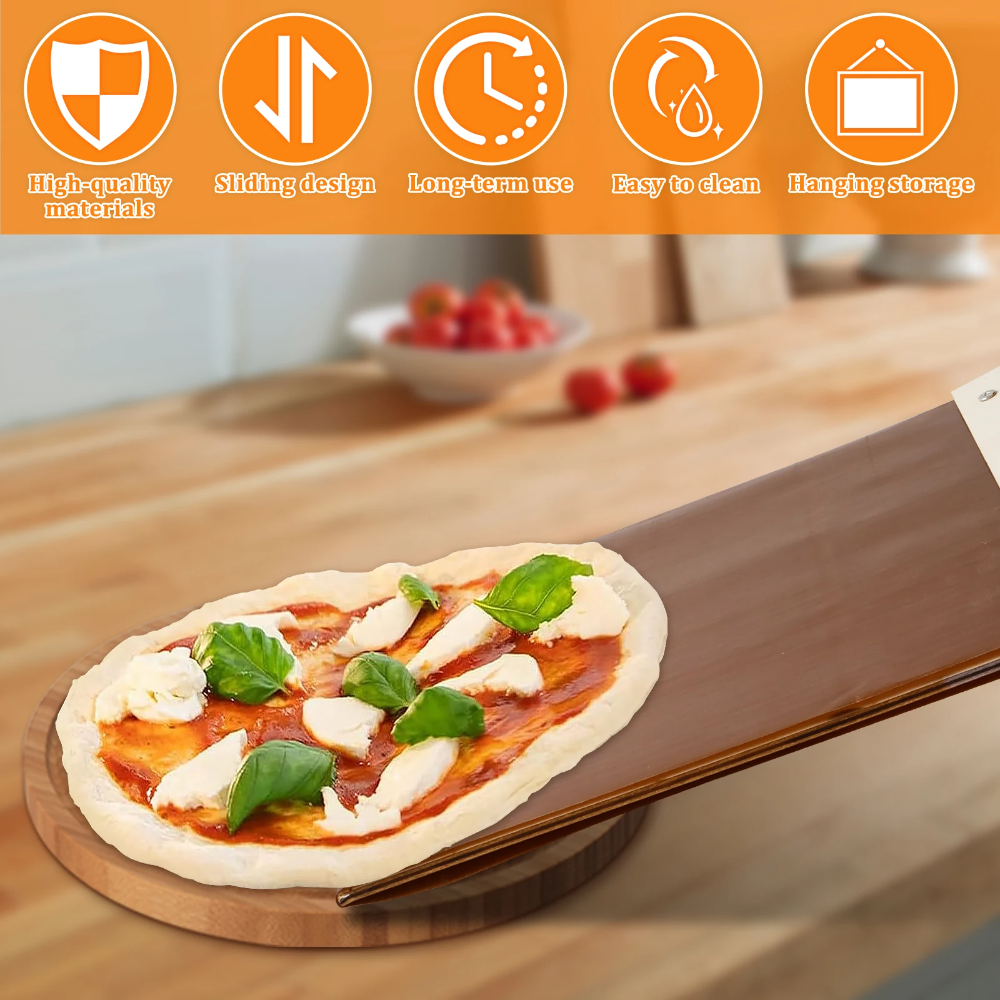 Non-Stick Sliding Pizza Peel Kitchen Tool