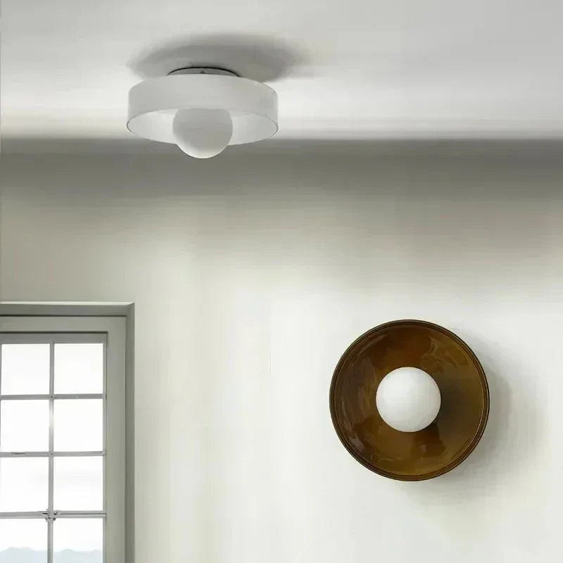 Nordic Glass Ceiling Light – Elegant Design