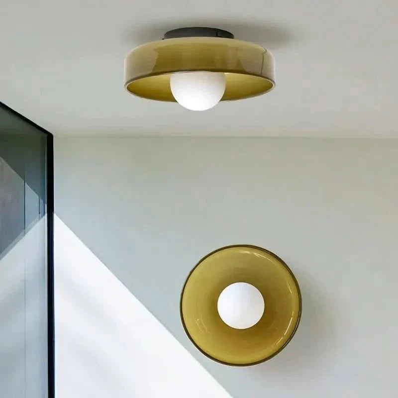 Nordic Glass Ceiling Light – Elegant Design