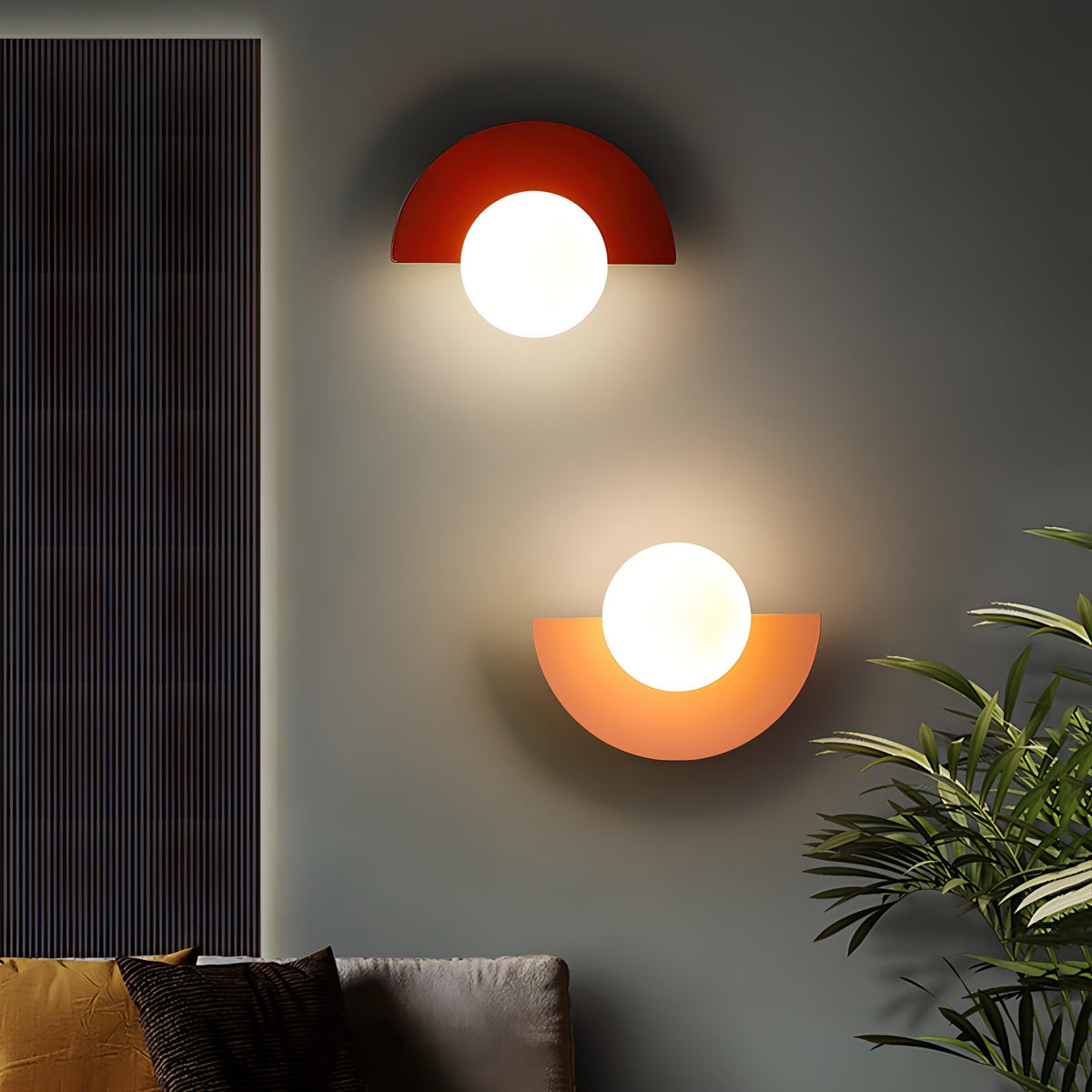 Nordic Semi-Circle Wall Sconce - Modern Lighting