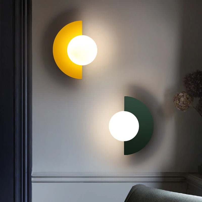 Nordic Semi-Circle Wall Sconce - Modern Lighting