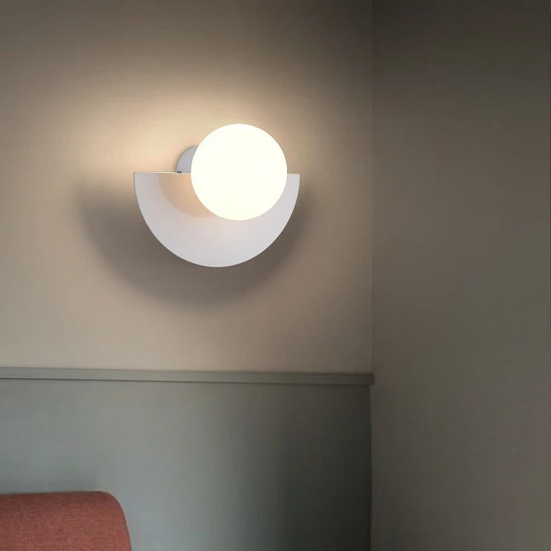 Nordic Semi-Circle Wall Sconce - Modern Lighting