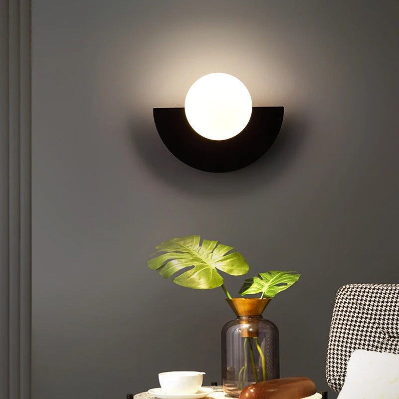 Nordic Semi-Circle Wall Sconce - Modern Lighting