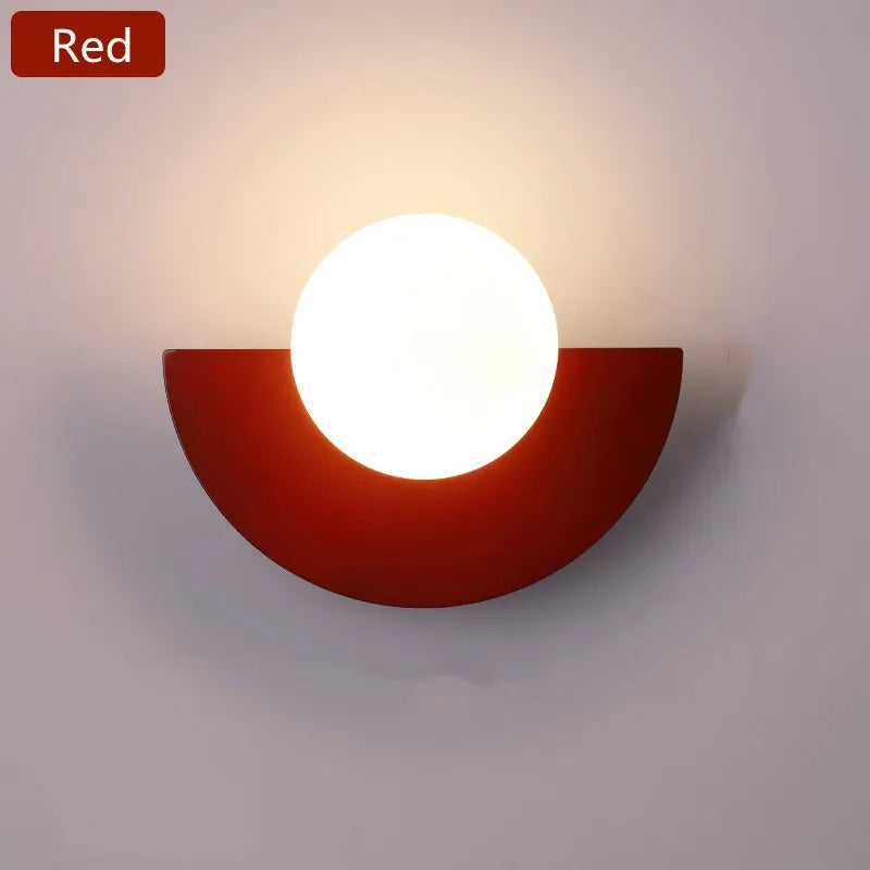 Nordic Semi-Circle Wall Sconce - Modern Lighting