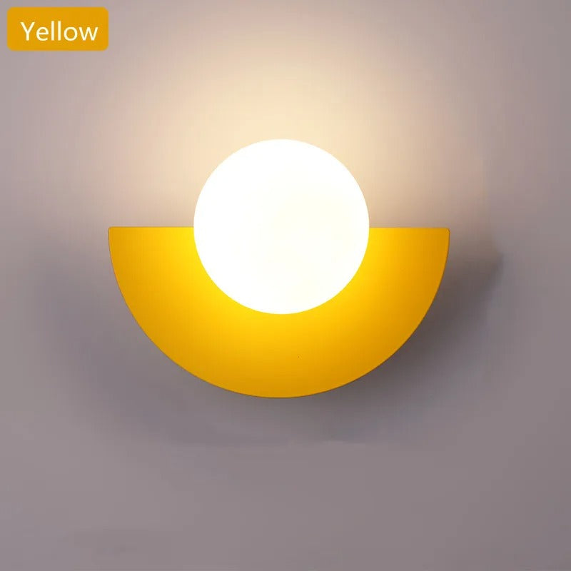 Nordic Semi-Circle Wall Sconce - Modern Lighting