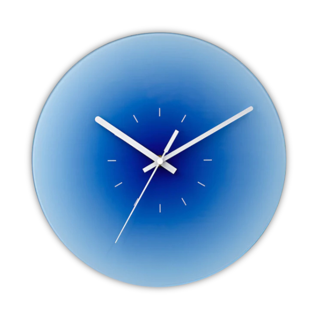 Nordic Style Glass Face Wall Clock