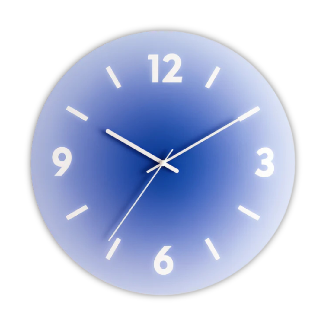 Nordic Style Glass Face Wall Clock