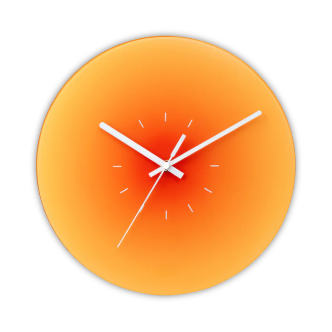 Nordic Style Glass Face Wall Clock