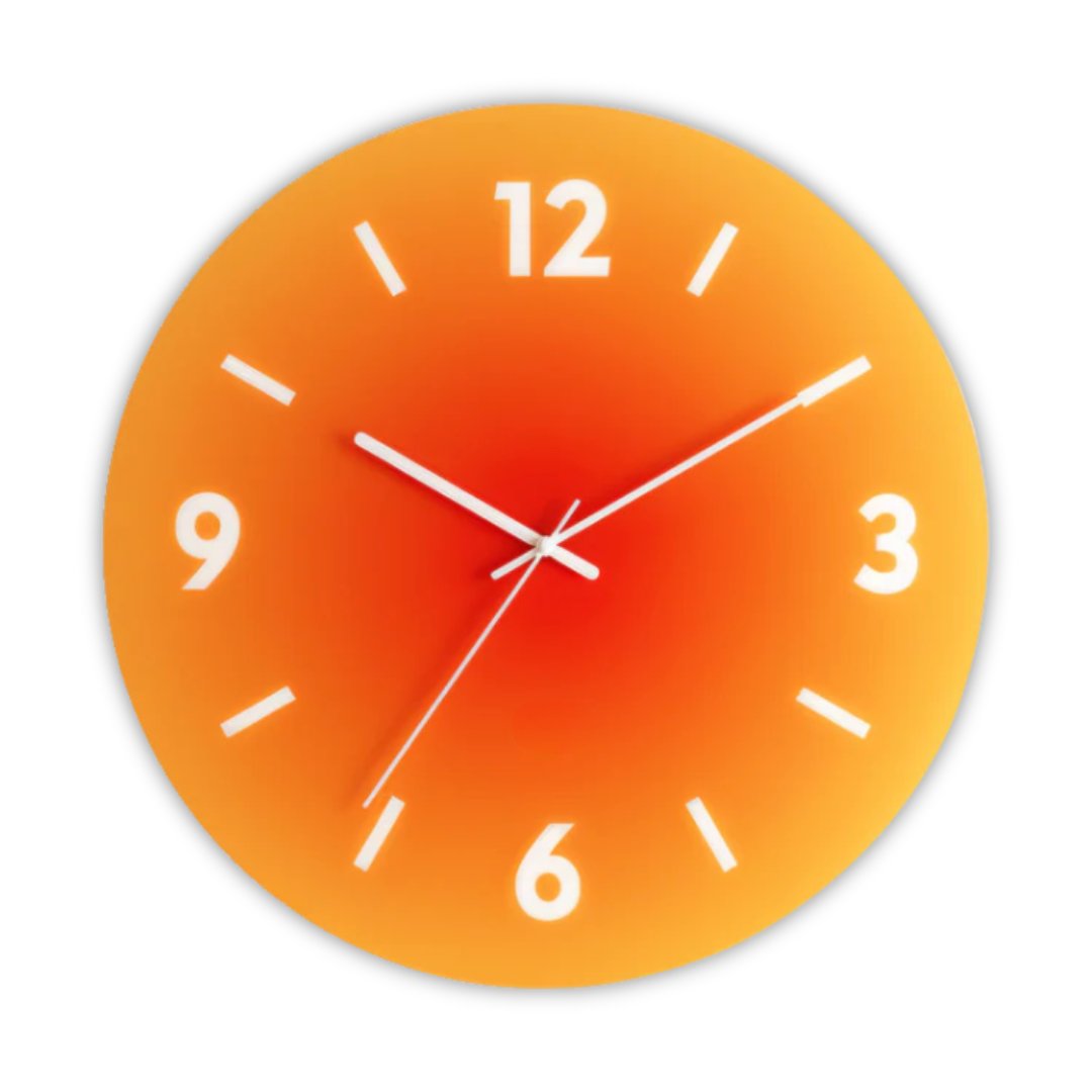 Nordic Style Glass Face Wall Clock