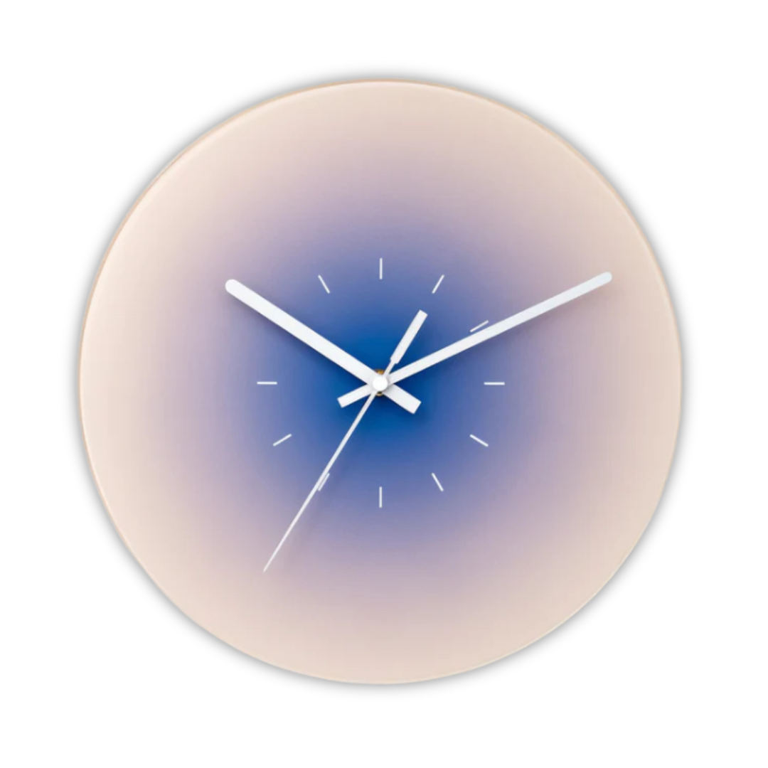 Nordic Style Glass Face Wall Clock