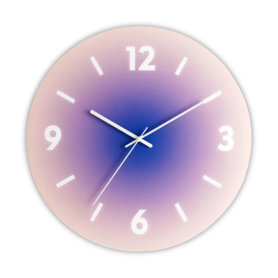 Nordic Style Glass Face Wall Clock