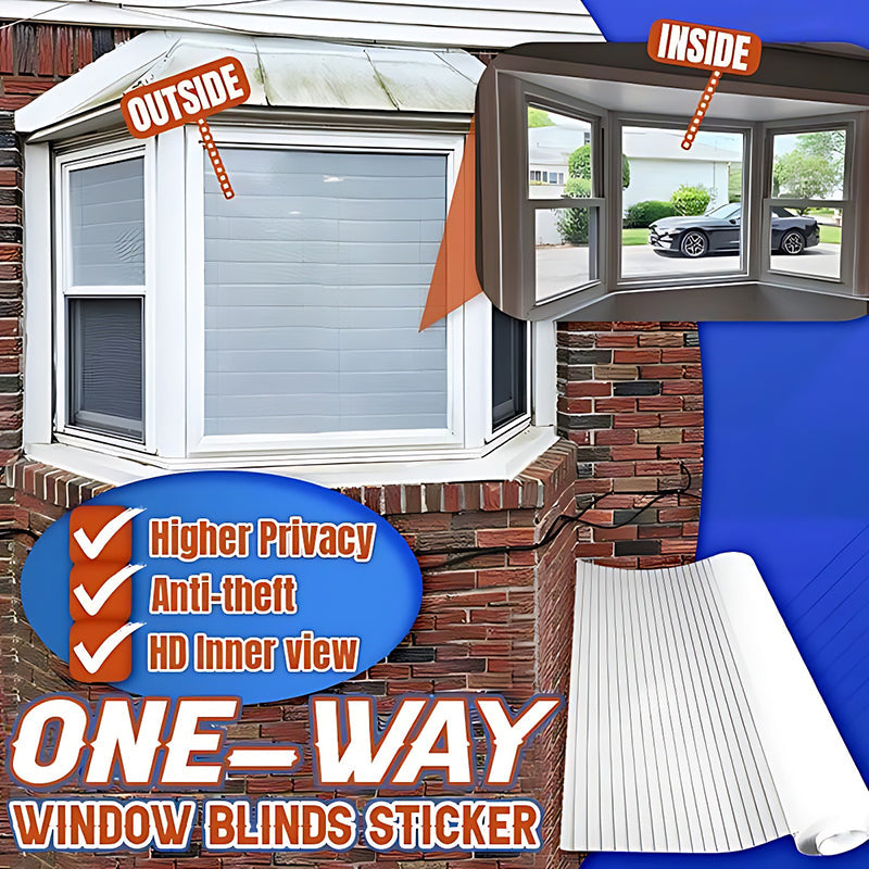 One-Way Faux Blinds Privacy Window Film