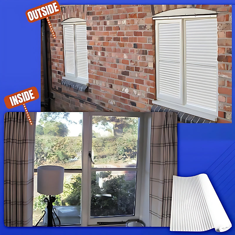 One-Way Faux Blinds Privacy Window Film