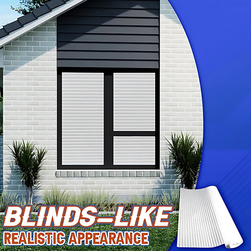 One-Way Faux Blinds Privacy Window Film
