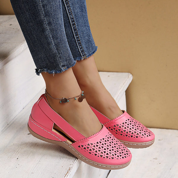 Orthopedic Cutout Slip-On Shoes - Lena