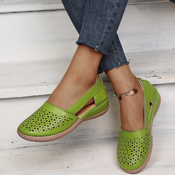 Orthopedic Cutout Slip-On Shoes - Lena
