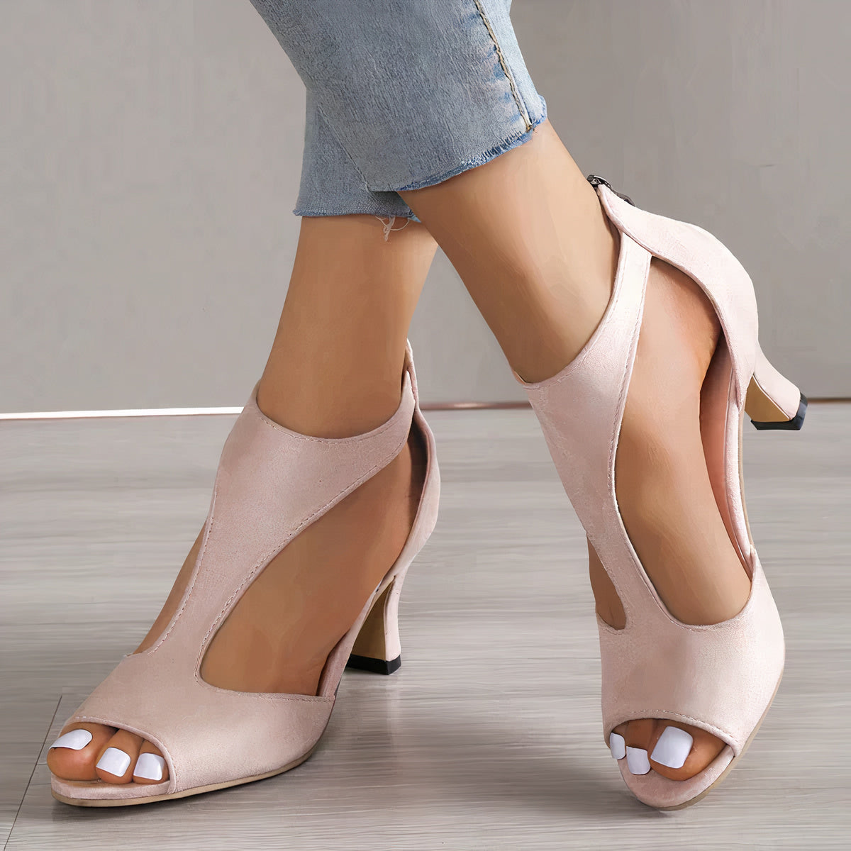 Orthopedic Heeled Sandals - Stylish & Comfortable