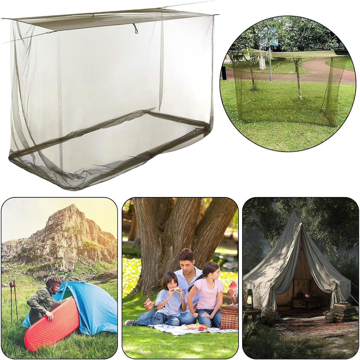 Outdoor Rectangular Insect Net Canopy – Ventora