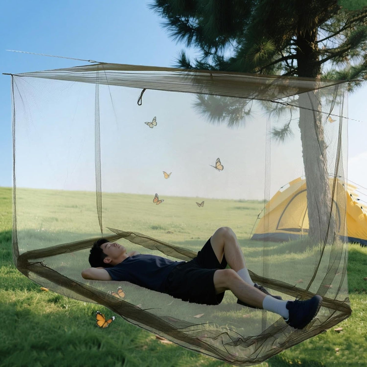 Outdoor Rectangular Insect Net Canopy – Ventora