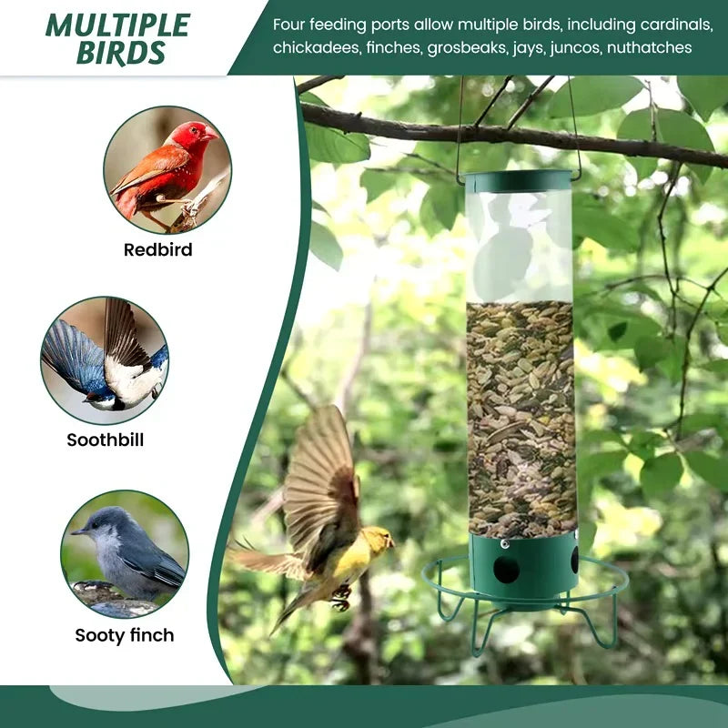 Outdoor Squirrel-Proof Bird Feeder