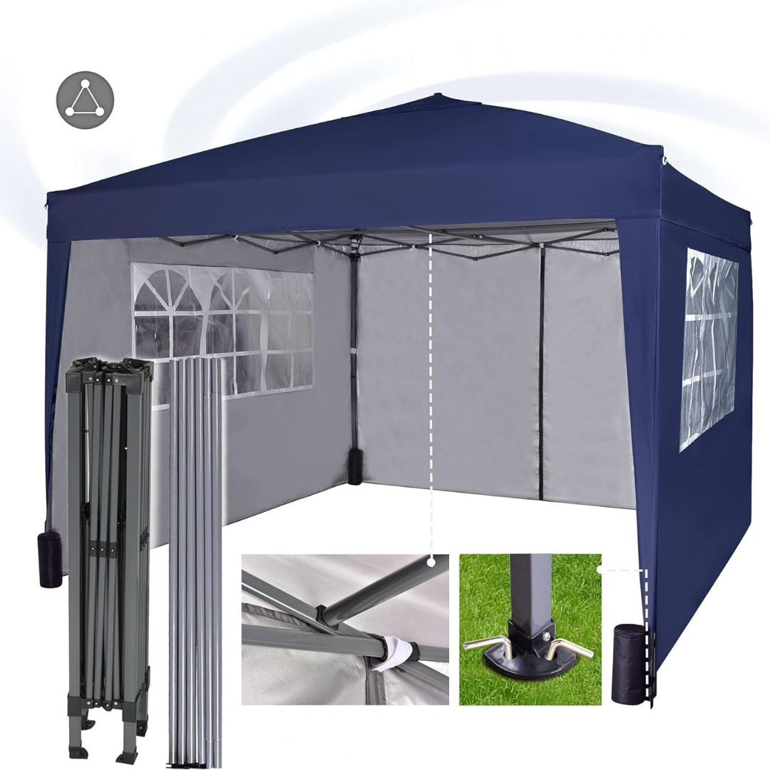 Outdoor Waterproof Gazebo Tent with Sidewalls
