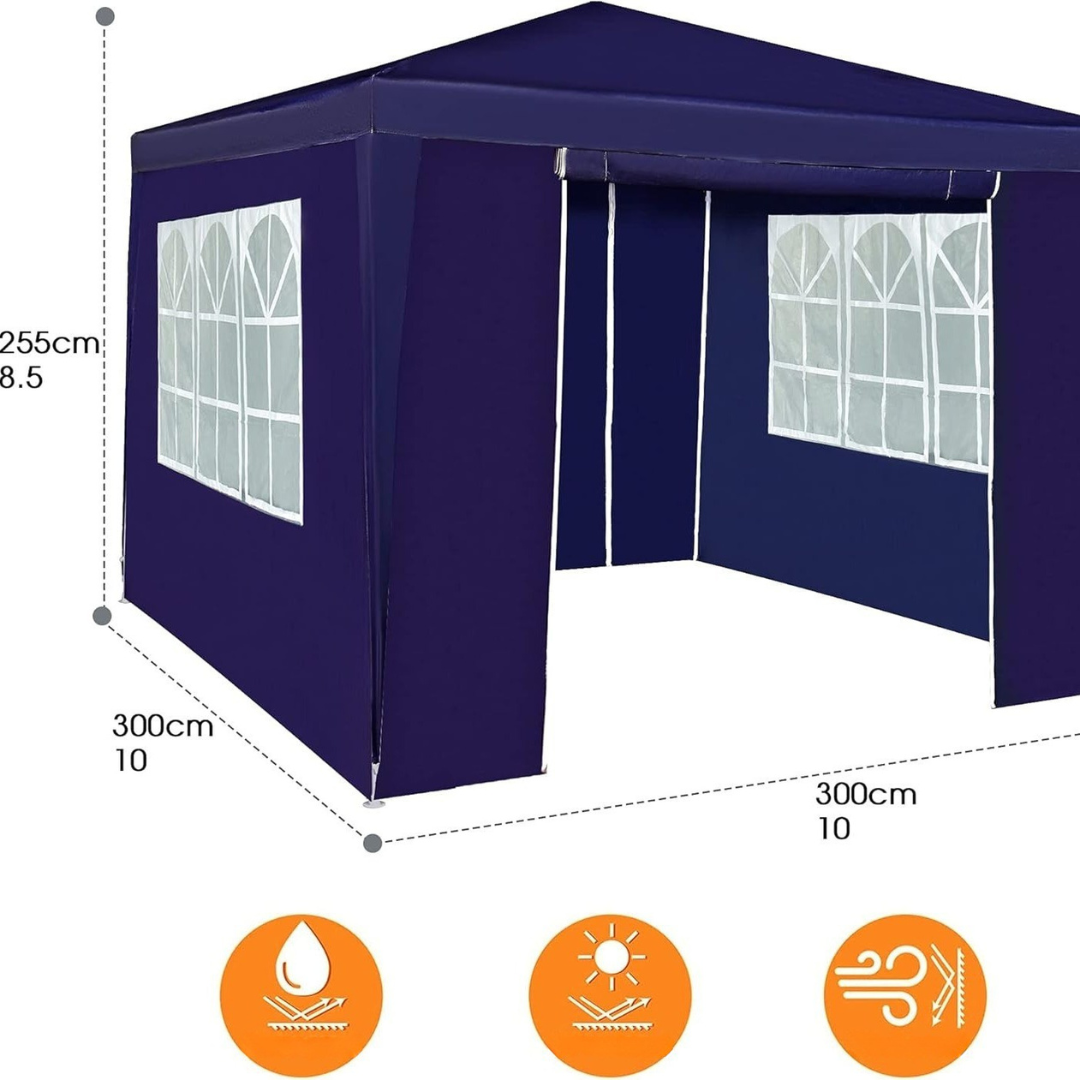 Outdoor Waterproof Gazebo Tent with Sidewalls