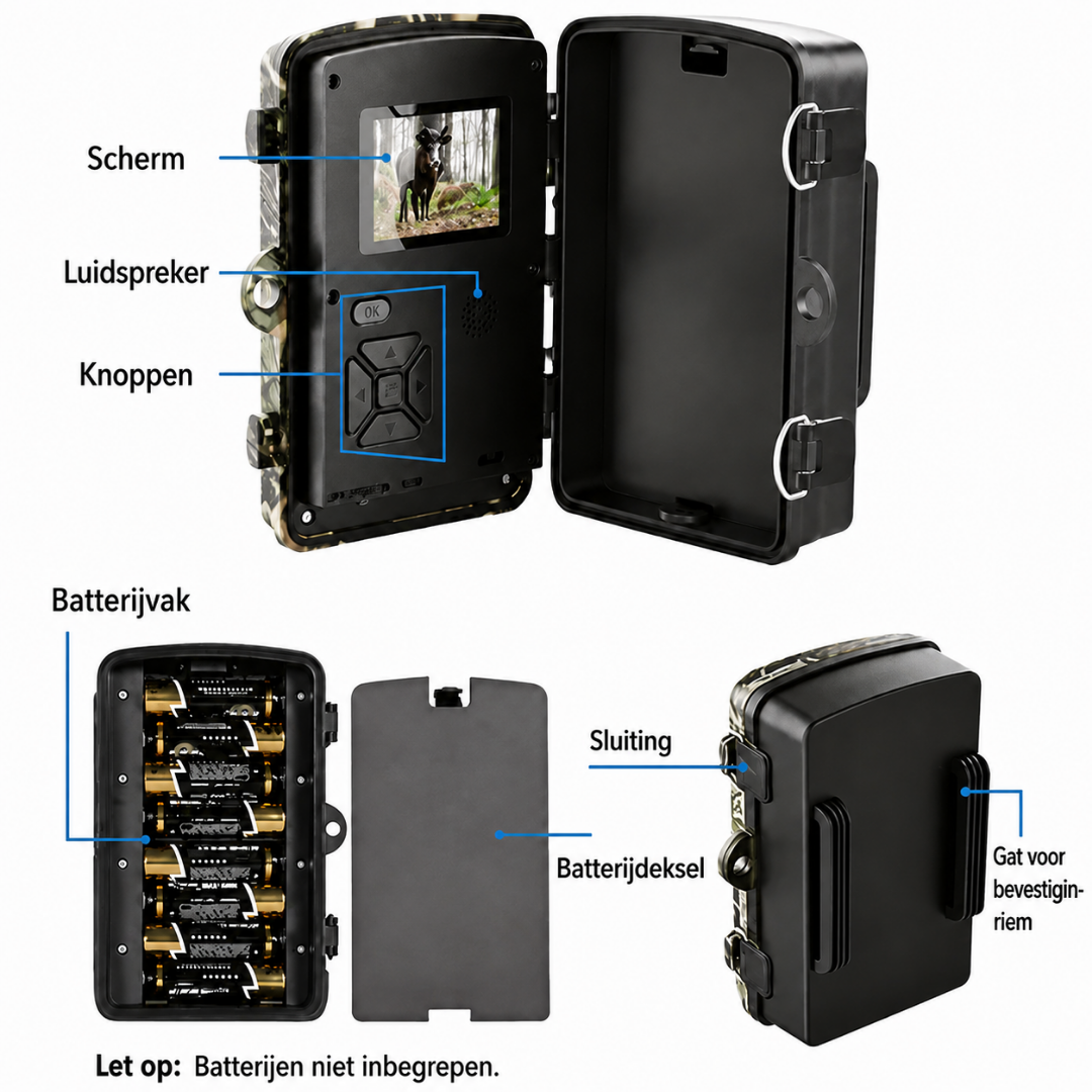 Outdoor Wildlife Trail Camera with Night Vision