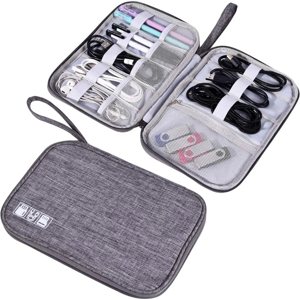Oxford Cloth Electronics Travel Organizer for Cables