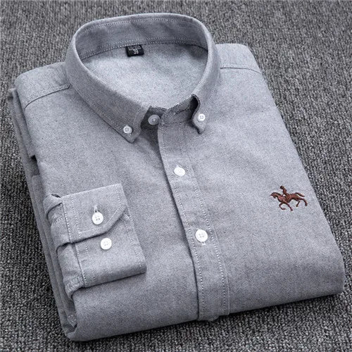 Oxford Shirt with Subtle Detail - Timeless Style & Comfort