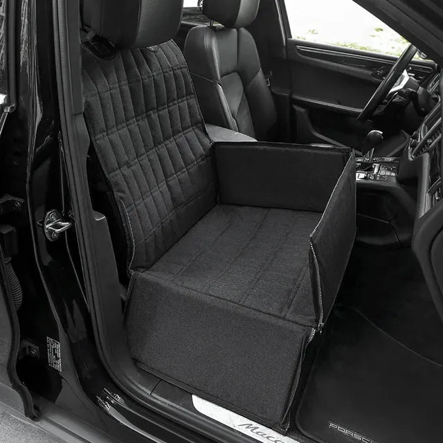 Padded Dog Car Seat and Basket for Safe Travel