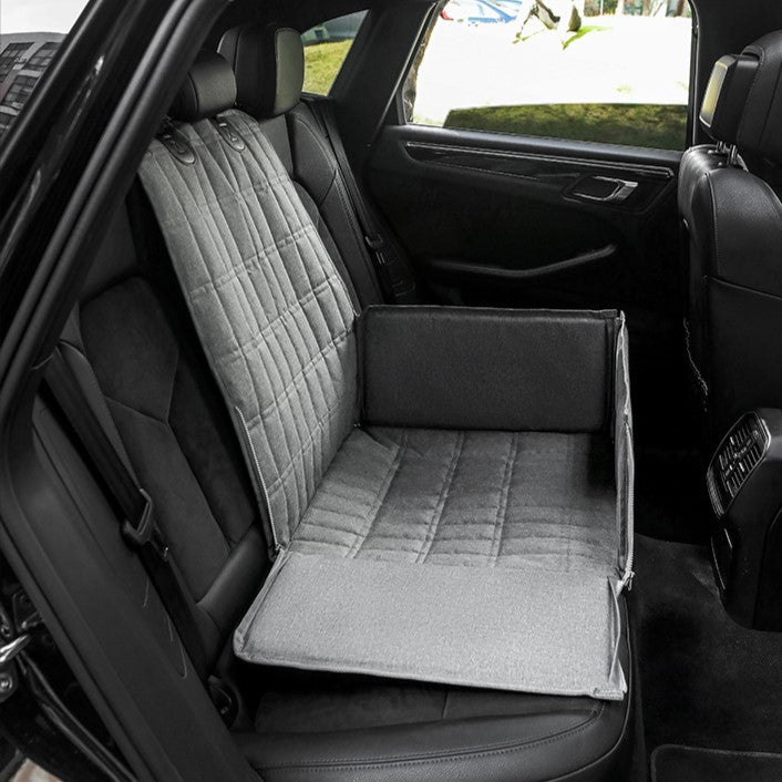 Padded Dog Car Seat and Basket for Safe Travel