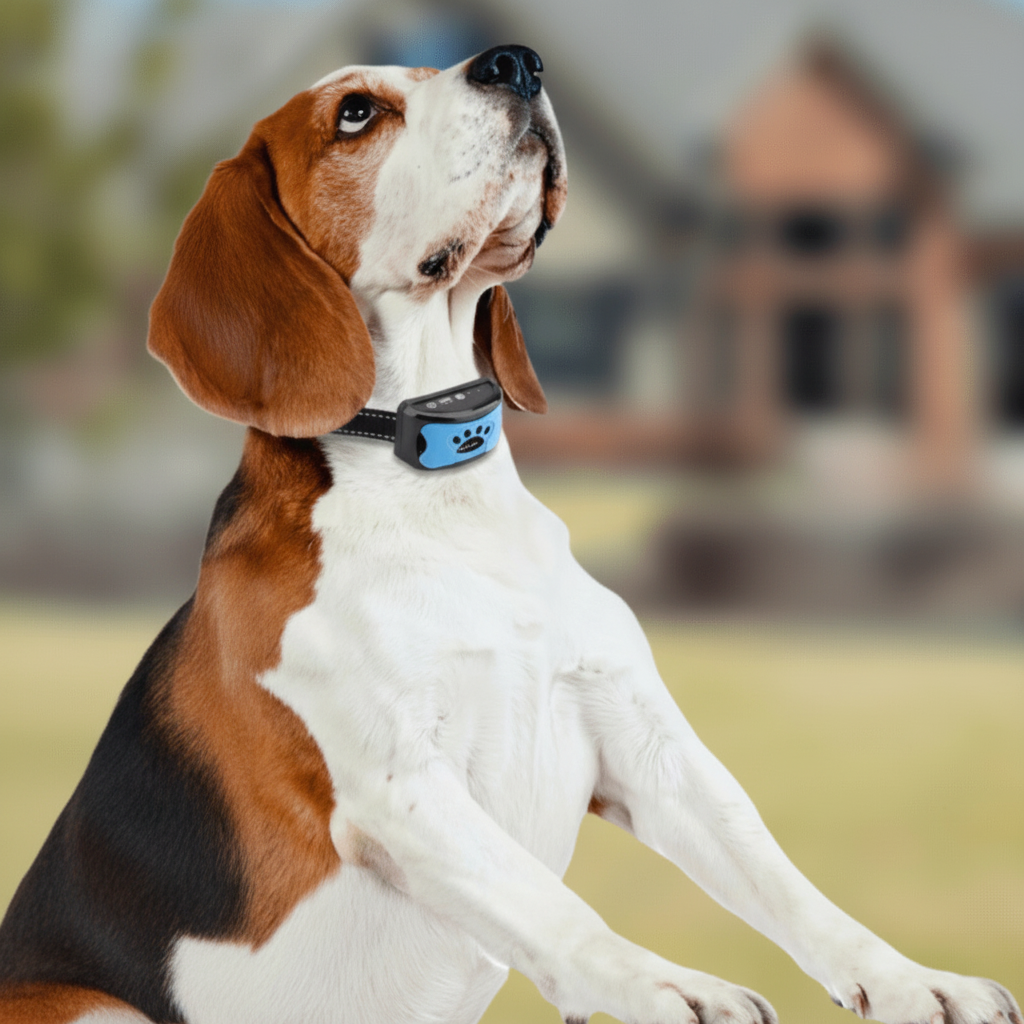 Painless Ultrasonic and Vibration Anti-Bark Dog Training Collar