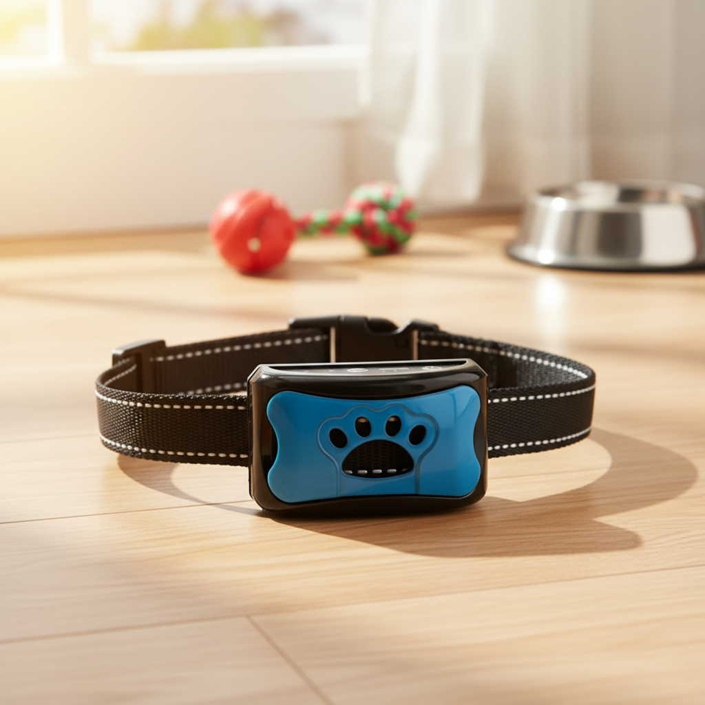 Painless Ultrasonic and Vibration Anti-Bark Dog Training Collar