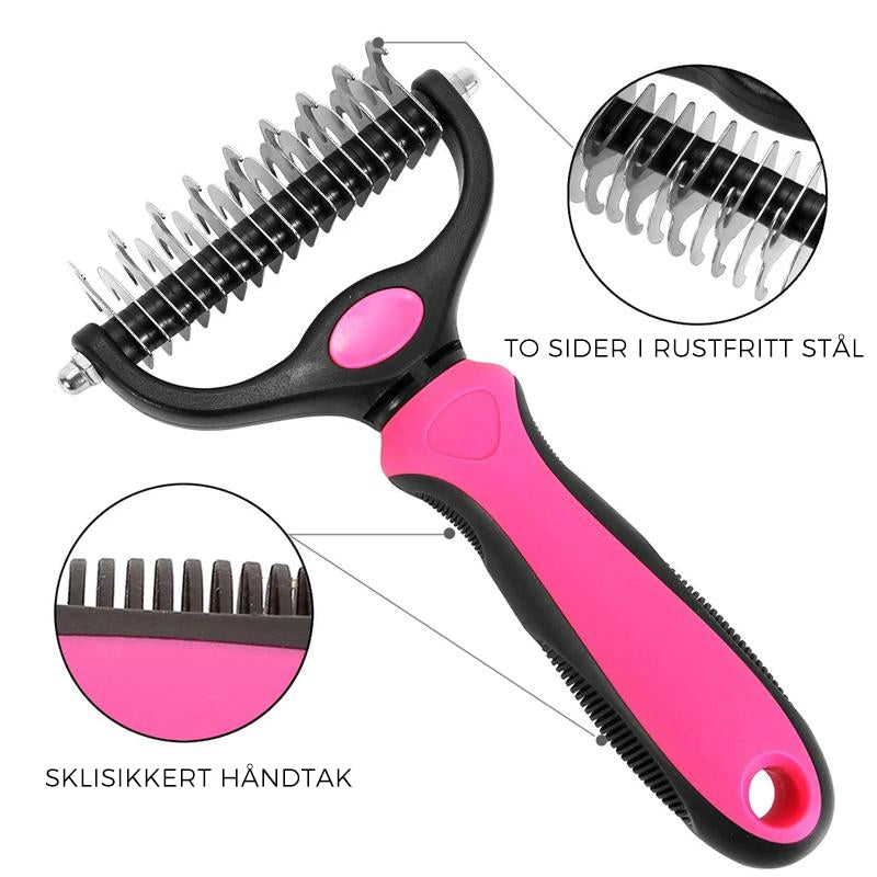 Pet Grooming Brush - All-in-One Dog and Cat Tool