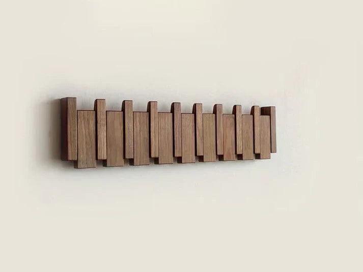 Piano-Inspired Coat Rack