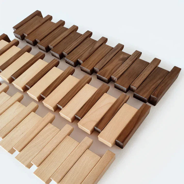 Piano-Inspired Coat Rack