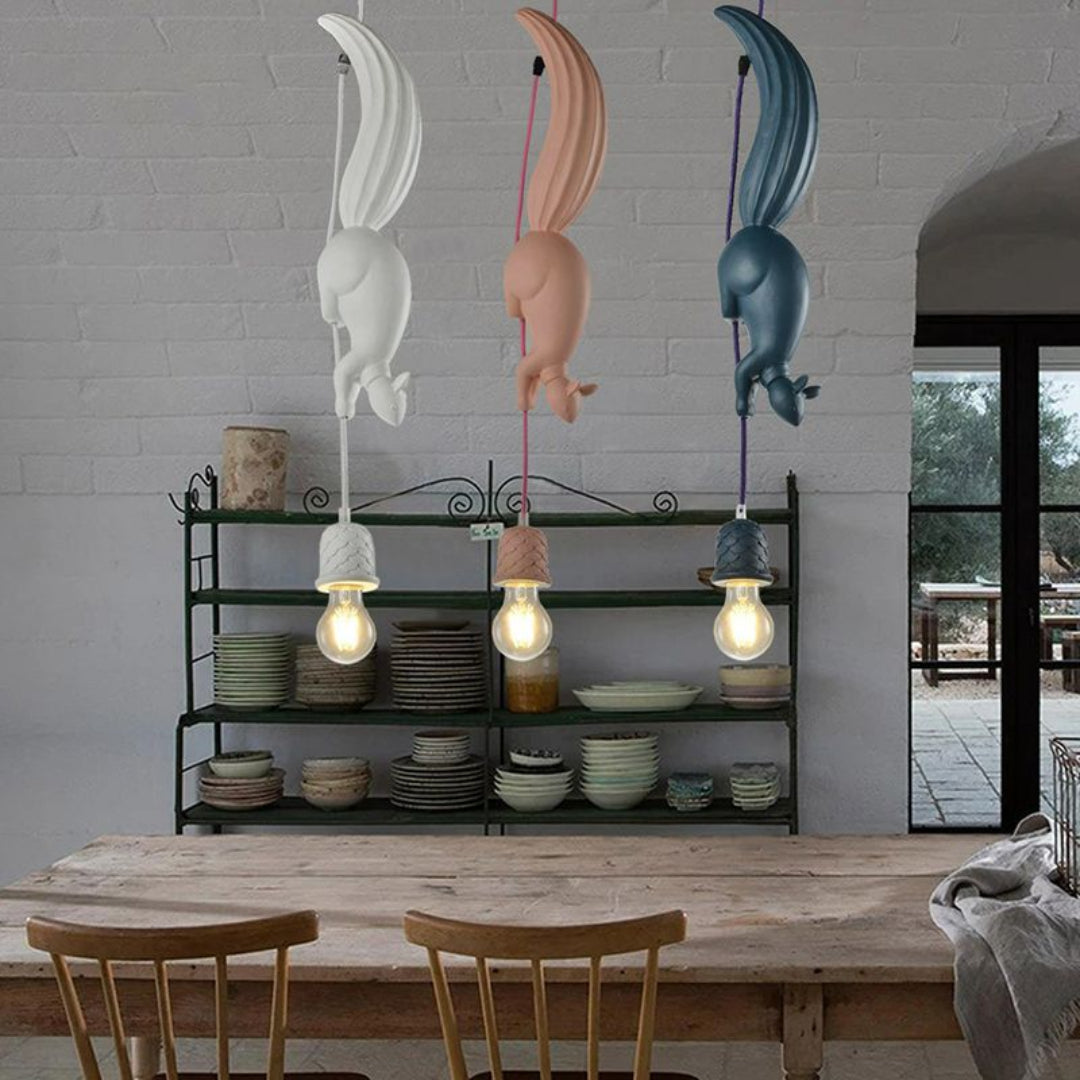 Playful Pendant Light - Squirlune