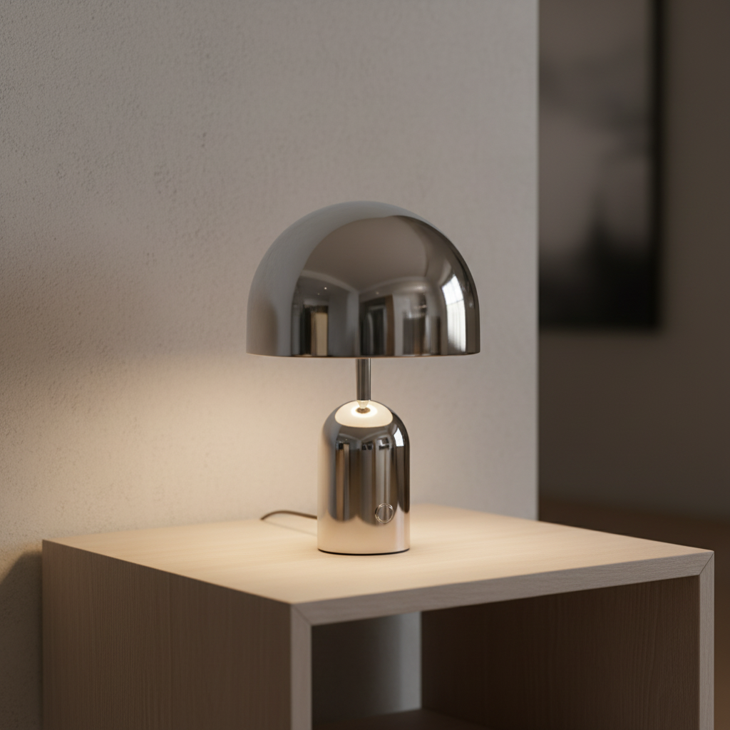 Polished Chrome Table Lamp