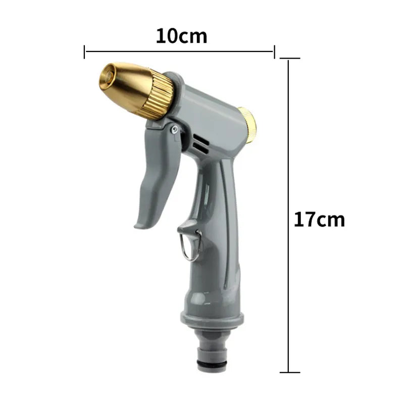 Portable Adjustable High-Pressure Water Spray Gun for Easy Cleaning
