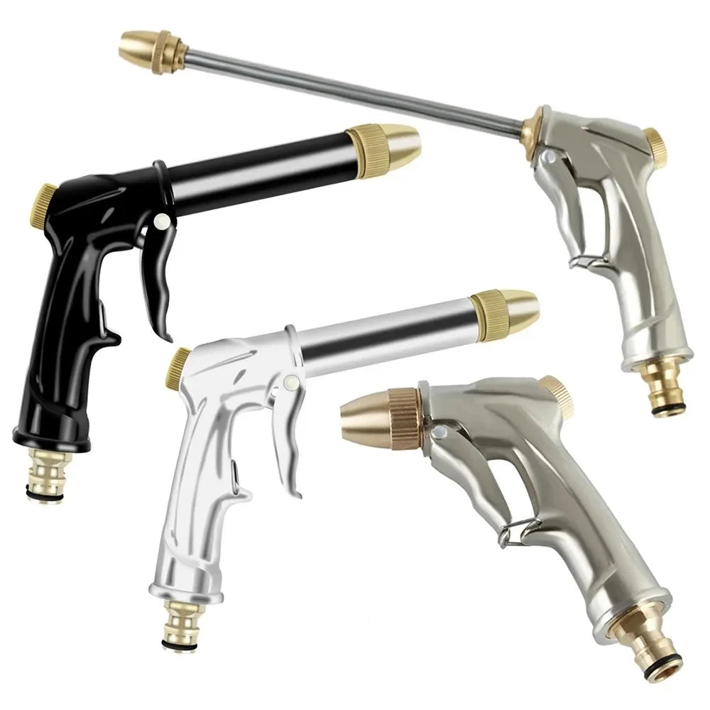 Portable Adjustable High-Pressure Water Spray Gun for Easy Cleaning