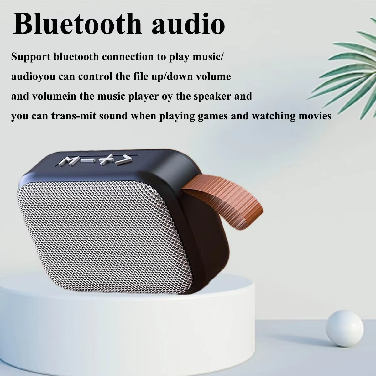 Portable Bluetooth Speaker - 3D Stereo Music Player with Hi-Fi Sound