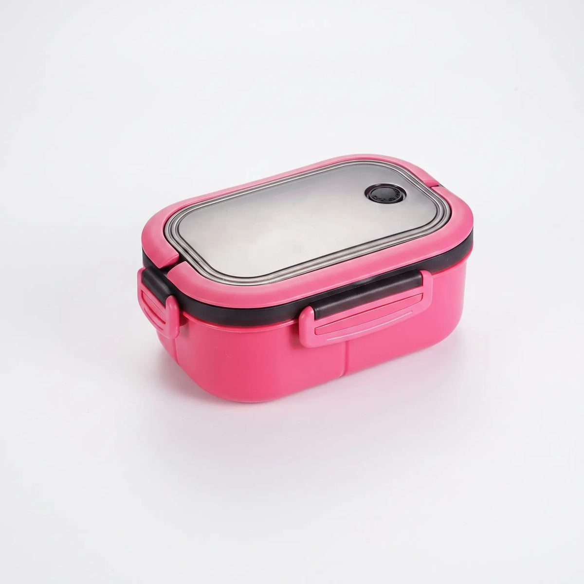 Portable Double-Layer Bento Box with Compartments