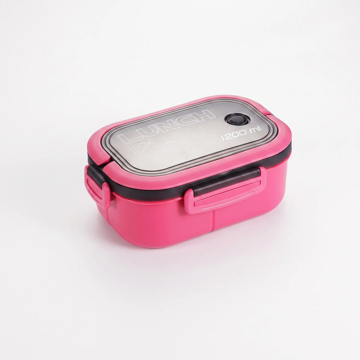 Portable Double-Layer Bento Box with Compartments
