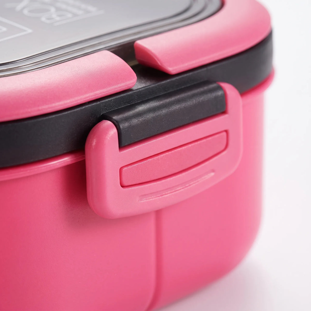 Portable Double-Layer Bento Box with Compartments